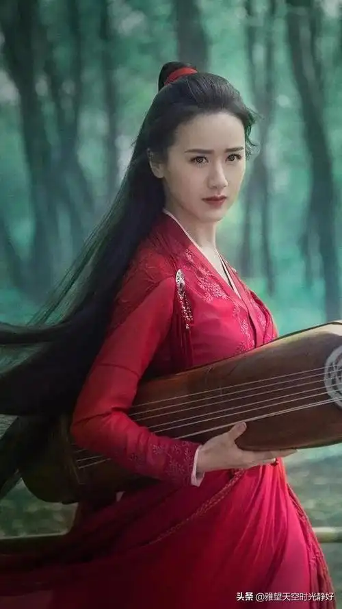 古装女明星图片唯美古风(盘点那些一眼就忘不了的古装红衣女神—一袭
