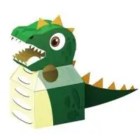 儿童恐龙房子纸皮玩具 萌宠恐龙 65元包邮(需用券)