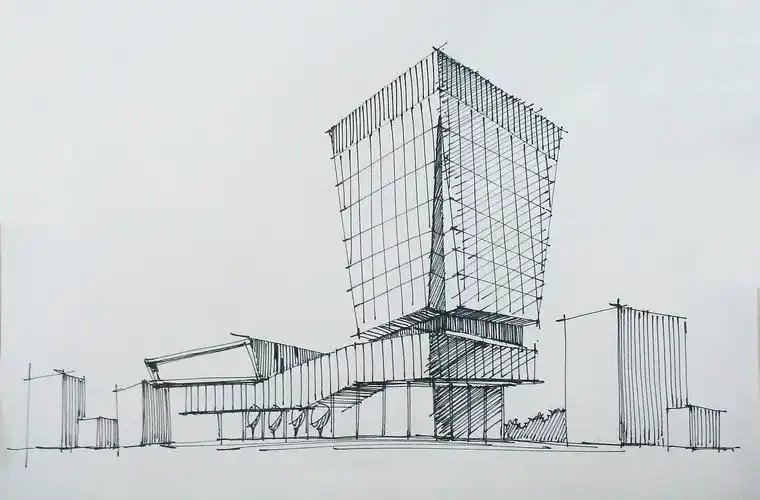 建筑类手绘图|空间|建筑设计|鹿尤不是路由_原创作品-站酷(zcool)