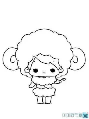 小伶玩具十二星座q版萌图简笔画白羊座白羊座简笔画图片饭团创意简笔