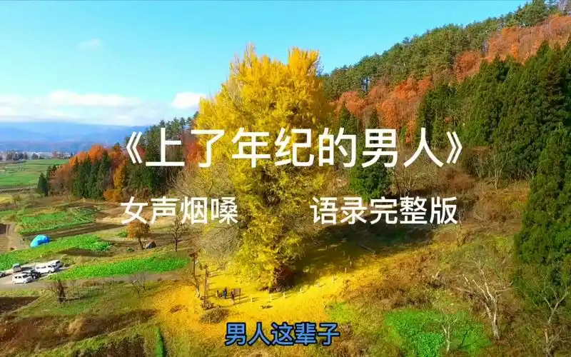 《上了年纪的男人》女生烟嗓版,年少不知父母恩,懂时已是中年人