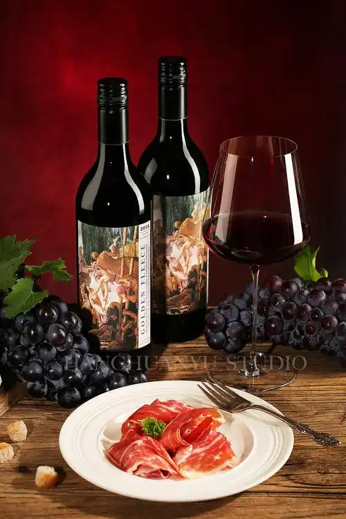 美食与美酒 红酒拍摄