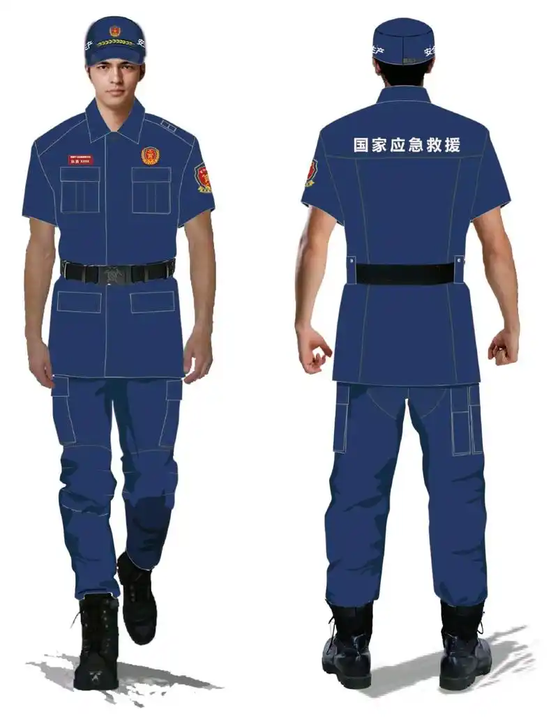 辽宁矿山救护队作战服制服全新应急救援标志服装厂家