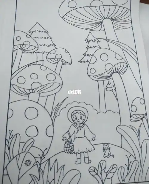 优秀构图简笔画