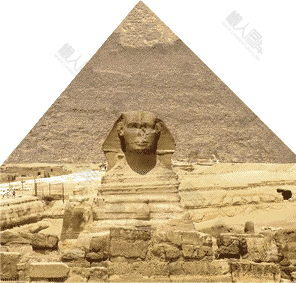 狮身人像金字塔图片图1