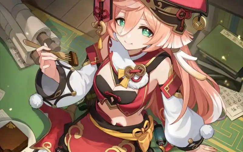 烟绯生贺图临摹捏