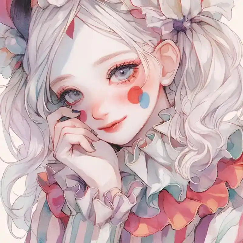 小丑女.#动漫 #头像 - 抖音