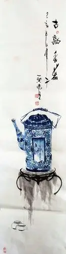 新时代杰出艺术家——张卫星茶壶禅意国画