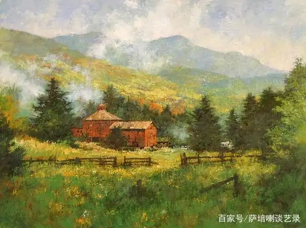 美国当代油画家迈克尔·杜风景画作品欣赏