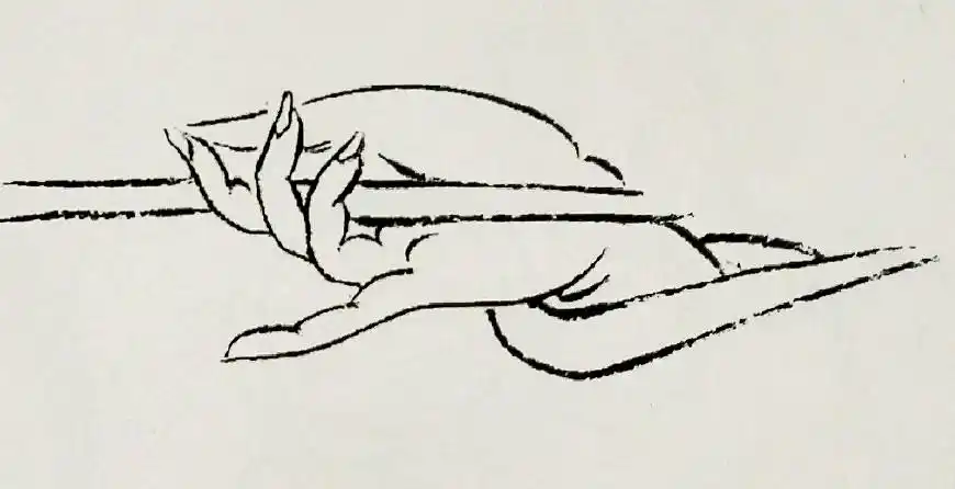 国画仕女图|手指的各种姿势画法