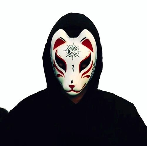 抖音暗部狐狸面具万圣节火影忍者卡卡西日本和风全脸cos萤火之森