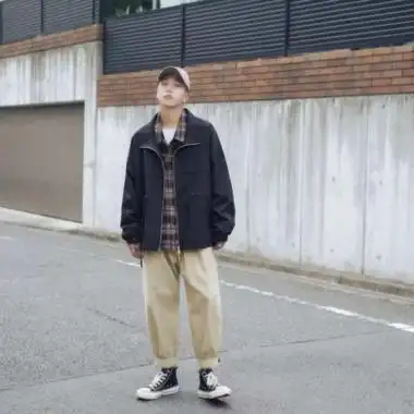 高清帅气的时尚男生街拍头像图片