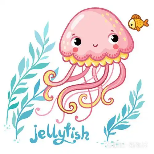 可爱卡通水母