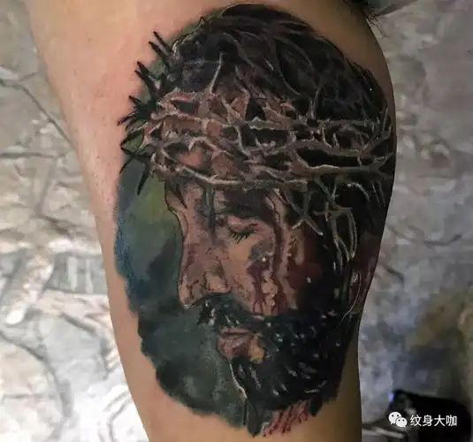 纹身手稿素材第499期:耶稣