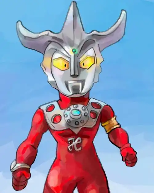 画了张雷欧奥特曼