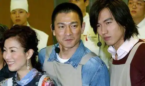 2004年的,言承旭就跨界大荧屏电影《魔幻厨房》,影帝刘德华,实力影后