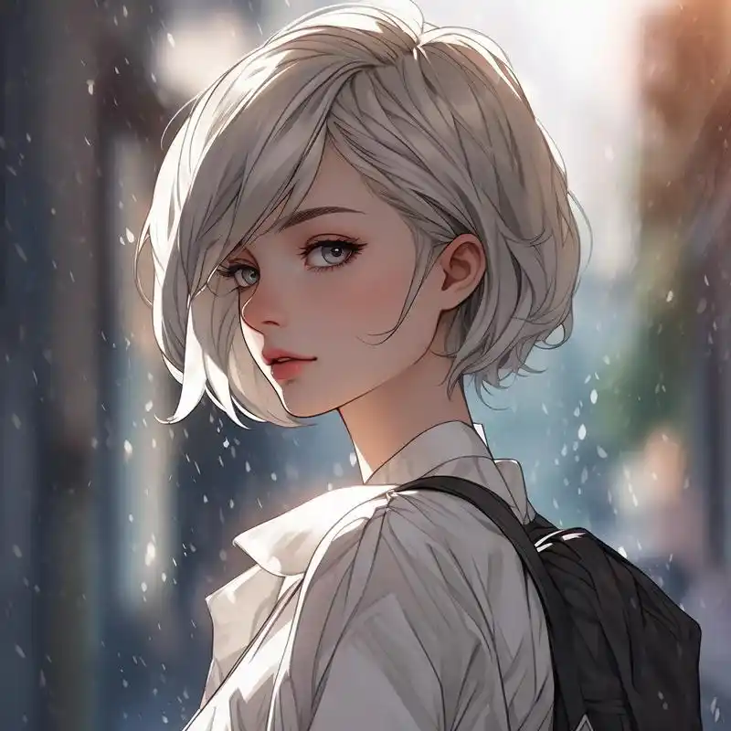 短发女生头像95高级又飒又高冷93