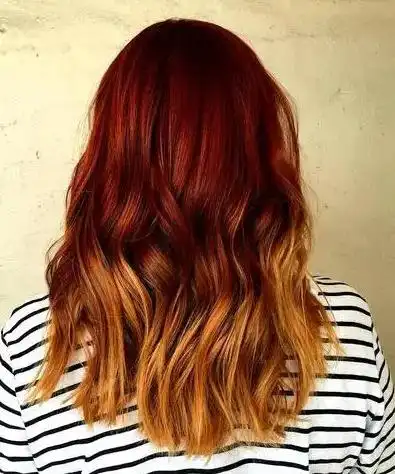 【北京美发学校分享】【棕红色和焦糖色自然调和】
