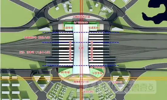 济南新东站规划总面积约是西站1.5倍