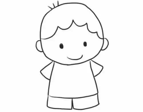 拿糖葫芦的小孩简笔画步骤教程拿糖葫芦的小孩简笔画