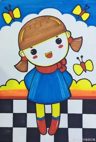 12日线上创意儿童画课程超越画室儿童画启蒙儿童画7一9岁儿童画大全