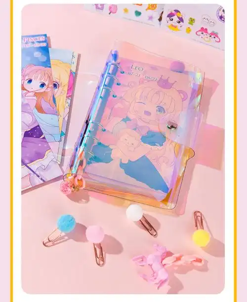 迪士尼小伶玩具官方商城同款网红手账本儿童十二星座套装女孩生日礼物