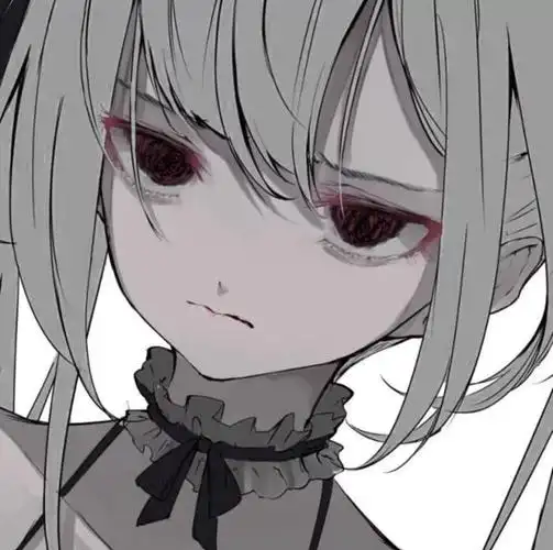 动漫女头|暗黑丧系女生头像|壁纸_网易订阅