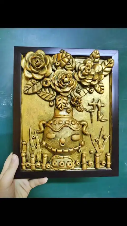 带孩子们做的黏土浮雕#软陶手工  #一学就会系列