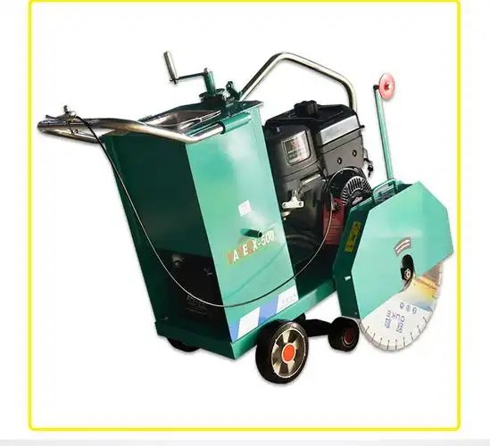 混凝土路面切缝机小型柴油汽油电动水泥地面开槽割路机马路切割机