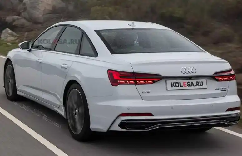 2023款奥迪a6渲染图曝光,大号奥迪a4l?