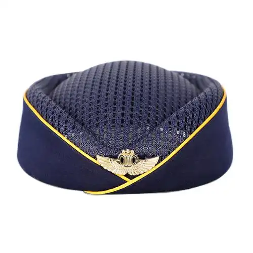 空姐南航帽子子女夏款女式时尚小众空乘职业帽子