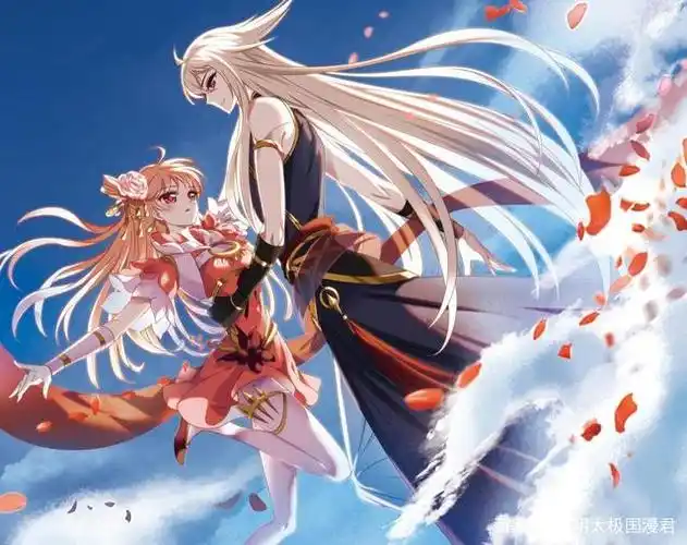 风恋晚x颜漠戈:夕阳西下,一吻定情—《风起苍岚》美图②