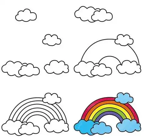 彩虹怎么画简笔画 - 搜狗图片搜索