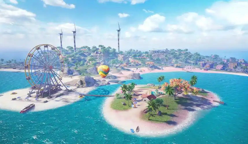 落地即开打爽快度个假!《和平精英》"度假岛"新地图今日上线