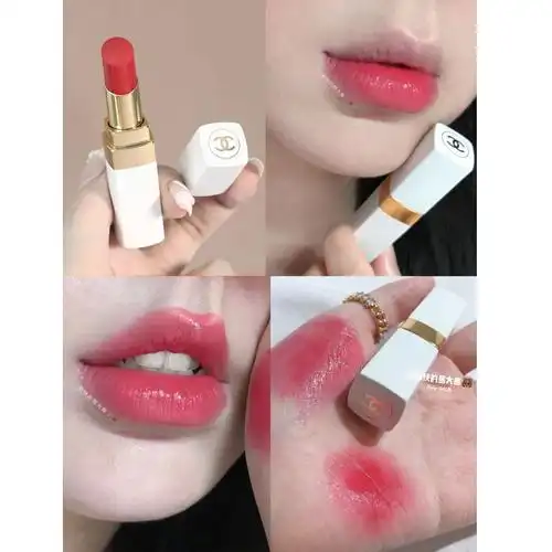 香奈儿chanel可可小姐润唇膏coco白管口红920坠入外河视频