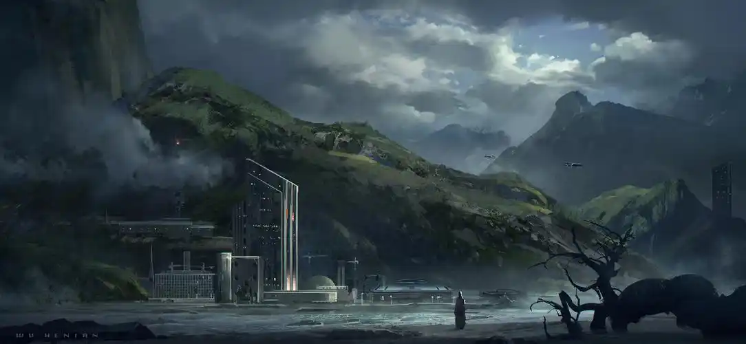 科幻场景练习|影视|设定/分镜|鹤年henian - 原创作品 - 站酷 (zcool)