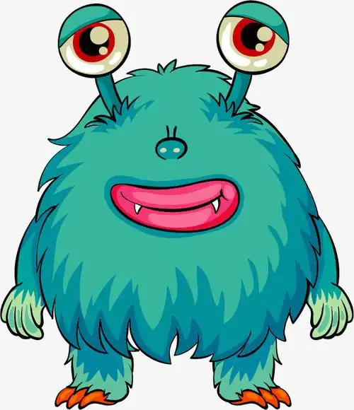 矢量卡通怪物素材免费下载_觅元素