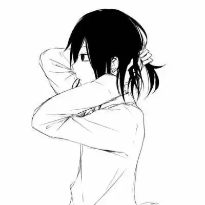 黑白系漫画情头