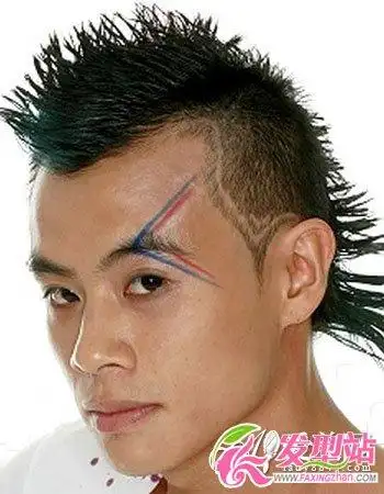 男生最酷刀疤头发型图片另类发型更显年轻个性