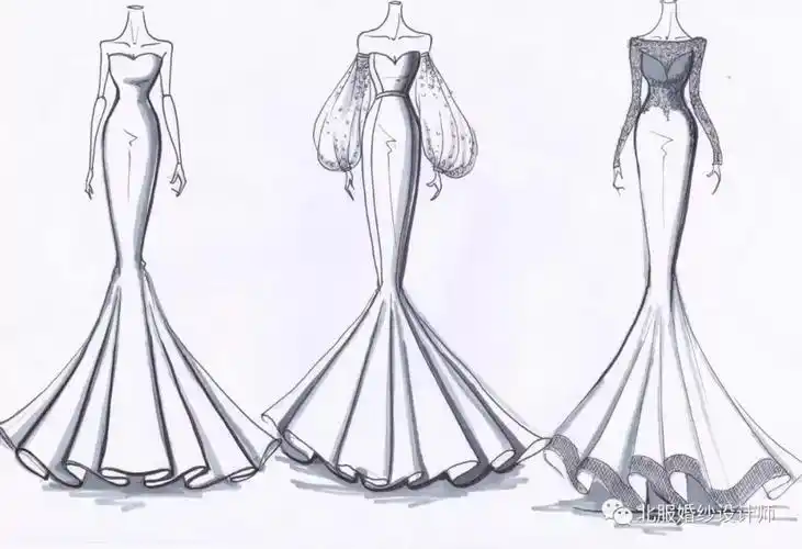 婚纱礼服手绘效果图课程班2019年8月20日开课