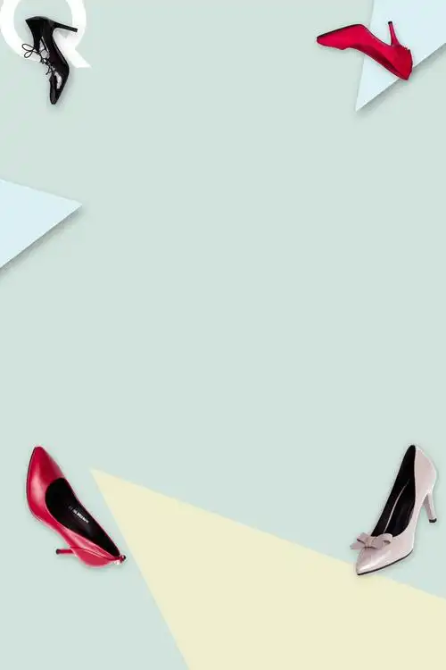 鞋子海报背景素材
