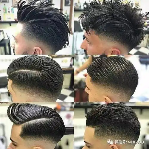 50款复古男士油头背头发型