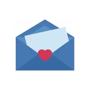 爱心信封图标