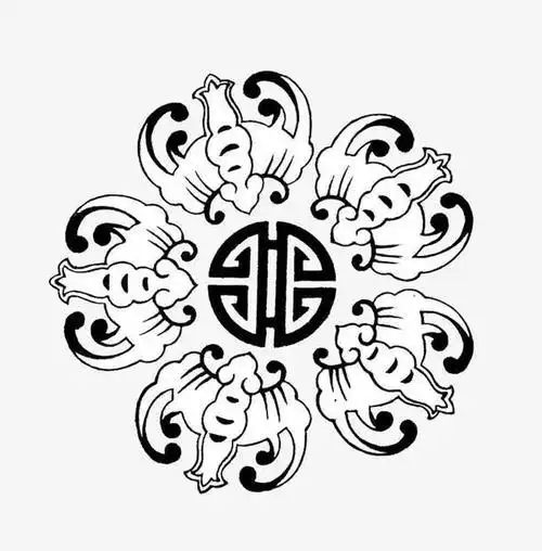 蝙蝠吉祥图案简笔画