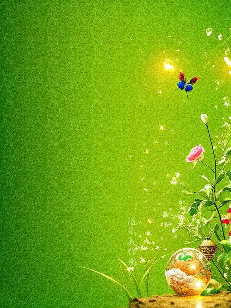 轻奢绿色系列 手机壁纸背景图 朋友圈吸睛图 嗨,我是喜欢制作美图的
