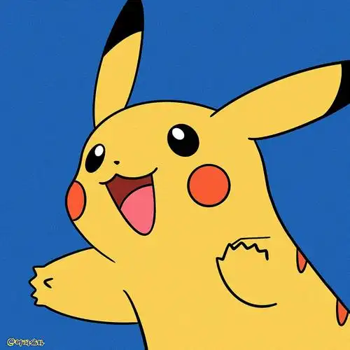 皮卡丘头像 微博@时间偏好