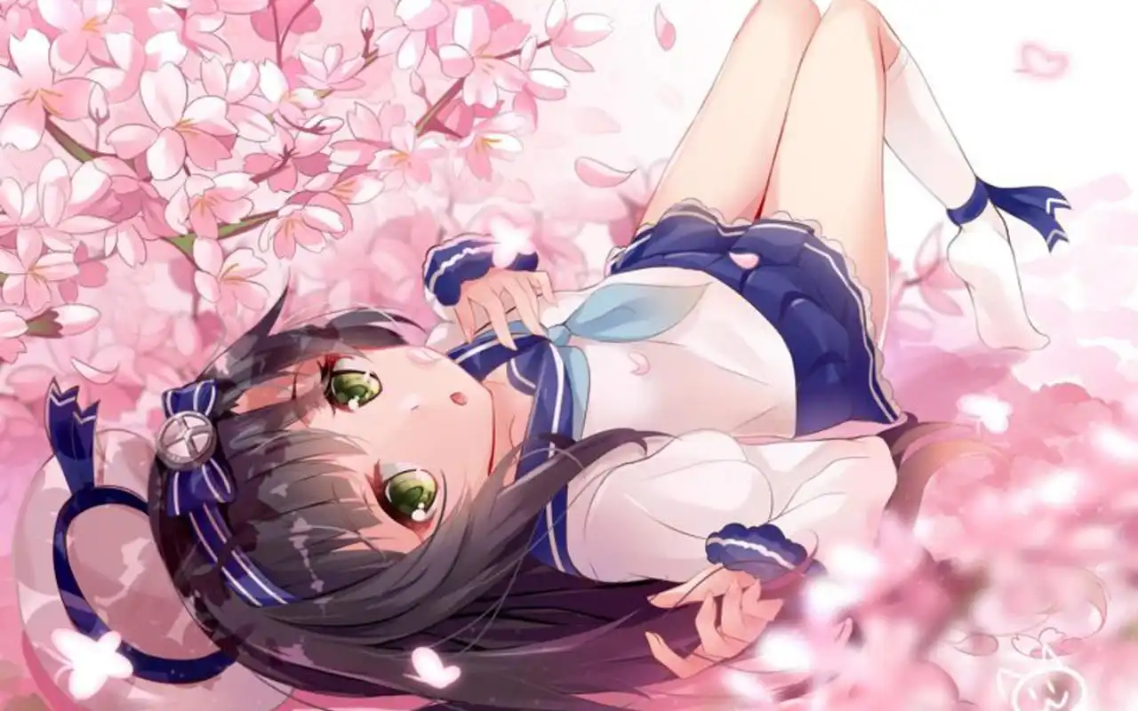 二次元动漫女孩高清图片电脑壁纸