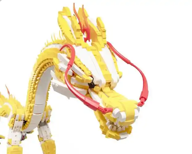 斯须九重腾瑞气:一条乐高中国龙的诞生与乐高moc简单指引