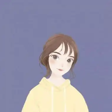 女生头像简单干净卡通高清好看的简单可爱卡通少女头像图片