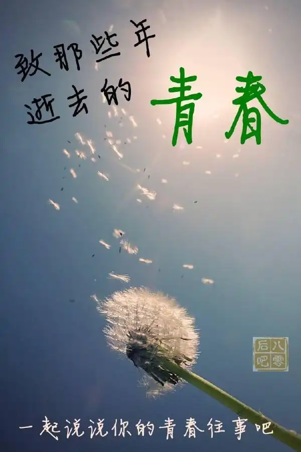 怀念啊我们的青春啊!